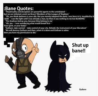Transparent Bane Png - Bane Quotes, Png Download, Free Download