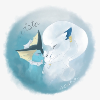 I Wish You Were Still Here - Alolan Ninetales And Vaporeon, HD Png Download, Free Download
