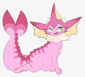 Jewel Asked Me To Make A Lesbian Vaporeon Design so - Cartoon, HD Png Download, Free Download