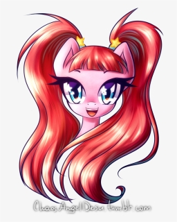 Mare, Open Mouth, Pacific Glow, Pony, Portrait, Safe, - Drawing, HD Png Download, Free Download