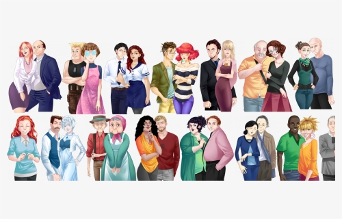 My Candy Love Parents , Png Download - My Candy Love Characters Before And After, Transparent Png, Free Download