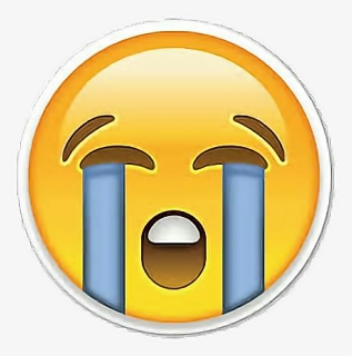 #crying #emoji #png - Crying Emoji Transparent Background, Png Download, Free Download