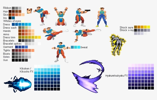 Alpha Chun Li Sprite, HD Png Download, Free Download