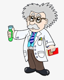 Cartoon Scientist Clipart - Scientist Clipart Png, Transparent Png, Free Download