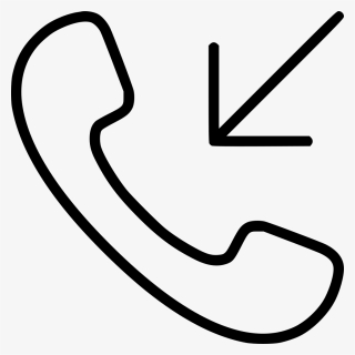 Call Handset Arrow Incoming Comments Clipart , Png, Transparent Png, Free Download