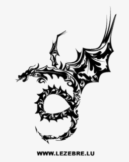 Tribal Dragon Design Decal - Tribal Graphics, HD Png Download, Free Download