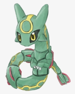 Baby Rayquaza , Png Download - Dibujos De Pokemon Rayquaza, Transparent Png, Free Download