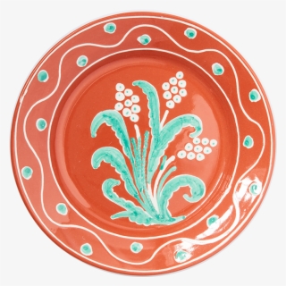 Green And White Harvest Dinner Plate , Png Download - Circle, Transparent Png, Free Download