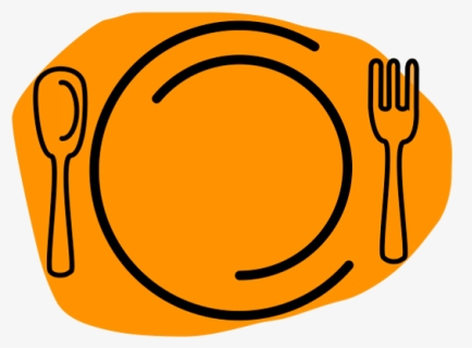 Cartoon Thanksgiving Dinner Plate Clipart Vector Freeuse - Dinner Plate Clipart, HD Png Download, Free Download