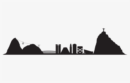 Here You Go, Rio De Janeiro Skyline - Rio De Janeiro Skyline Silhouette, HD Png Download, Free Download