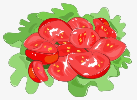 Tomato Salad Clip Art, HD Png Download, Free Download