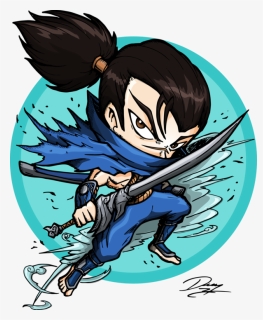 Yasuo By Kraus-illustration - Yasuo League Of Legends Vector, HD Png Download, Free Download