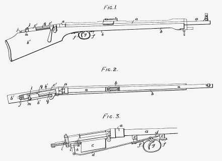 Thorneycroft Carbine, Patent 14622 Of July 18, 1901 - ソニー クロフト カービン, HD Png Download, Free Download