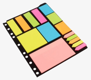 Sticky Notes Png Free Background - Sticky Notes And Page Markers, Transparent Png, Free Download
