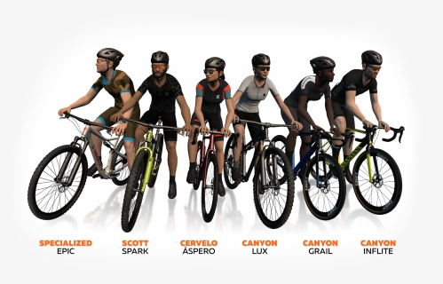 Zwift All Bikes, HD Png Download, Free Download