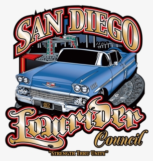 San Diego Lowrider Council - Lowrider San Diego, HD Png Download, Free Download