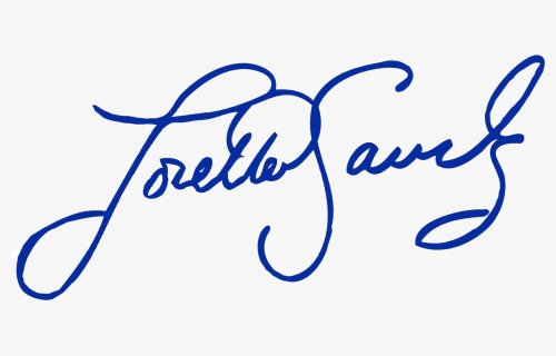 Loretta Sanchez"s Signature - Signature Png Blue, Transparent Png, Free Download