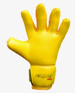 Guanti Portiere Glowpro Pro1 Giallo Dietro - Goalkeeper Glove, HD Png Download, Free Download