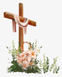 Easter Christian Cross Png Hd - Religious Easter Clipart, Transparent Png, Free Download