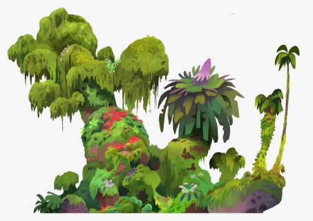 #croods01 #tropical #plants #nature #island #animation - Floriane Marchix Croods, HD Png Download, Free Download