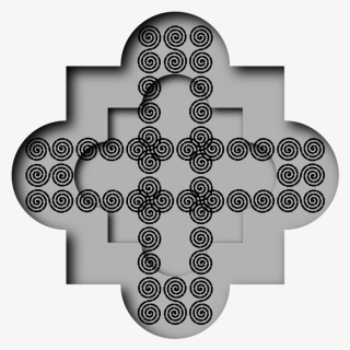 Spiral Cross Svg Clip Arts, HD Png Download, Free Download