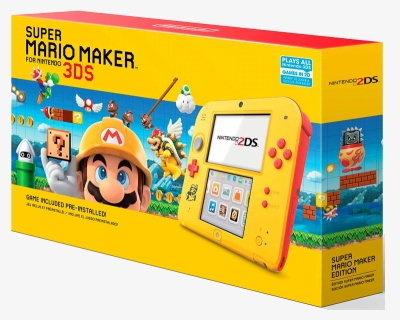 Nintendo 2ds Com Super Mario Maker - Super Mario Maker Nintendo 2ds, HD Png Download, Free Download