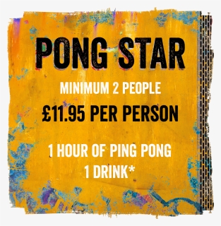 Pong-starpng - Poster, Transparent Png, Free Download