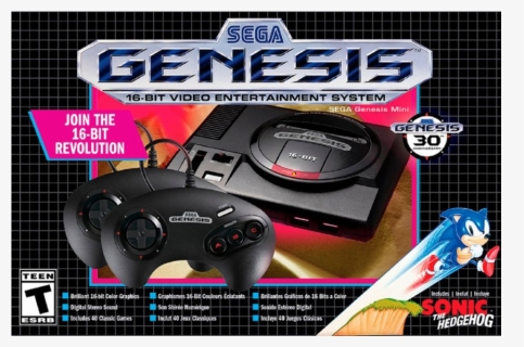 Sega Genesis Mini Console Only $39 - Sega Genesis Mini Box, HD Png Download, Free Download