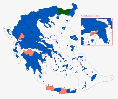 Greek Civil War Map, HD Png Download, Free Download