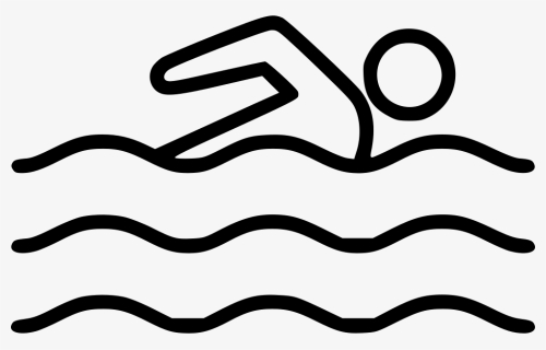 Swimming , Png Download - Line Art, Transparent Png, Free Download