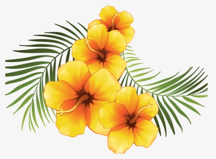 Exotic Clipart Moana - Tropical Flower Vector Png, Transparent Png, Free Download