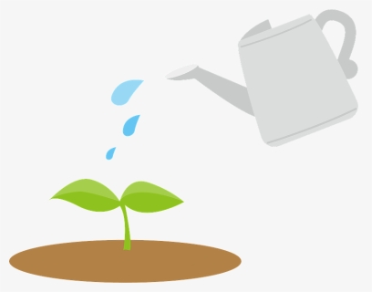 Sprout Plant Water Clipart - 植物 水 やり イラスト, HD Png Download, Free Download