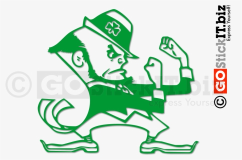 Transparent Notre Dame Football Clipart - Notre Dame Fighting Irish Logo, HD Png Download, Free Download