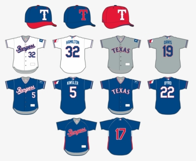 1986 Texas Rangers Uniforms , Png Download - Texas Rangers Uniform Concept, Transparent Png, Free Download