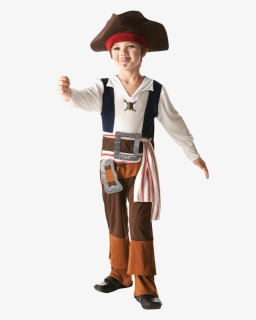 Child Jack Sparrow Disney Costume - Kids Jack Sparrow Costumes, HD Png Download, Free Download