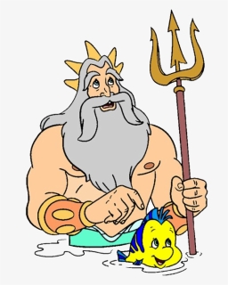 King Triton Trident Png - Cartoon, Transparent Png, Free Download