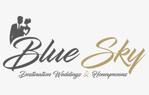 Blue Sky Destination Weddings - Wedding Planner Agency Logo, HD Png Download, Free Download