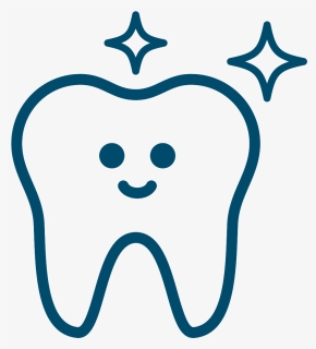 Shiny Teeth Drawing , Png Download - Tooth Icon Transparent Background, Png Download, Free Download