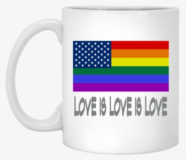 Love Is Love Is Love Rainbow Flag - Beer Stein, HD Png Download, Free Download