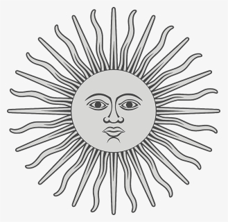 Discover Your Cosmology According To Ancient Wisdom - Sun Argentina Flag Drawing, HD Png Download, Free Download