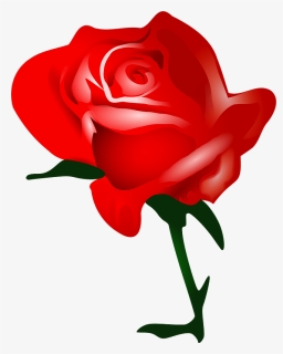Red Rose Clipart - Cartoon Red Rose, HD Png Download, Free Download