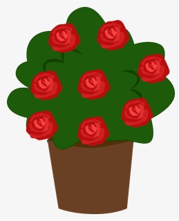 Pot With Roses Clipart - Garden Roses, HD Png Download, Free Download