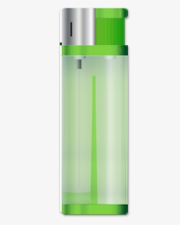 Lighter Transparent Plastic - Water Bottle, HD Png Download, Free Download