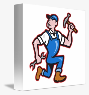 Carpenter Clipart Builder - Handyman, HD Png Download, Free Download