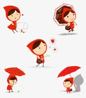 Little Red Riding Hood Clip Art - Portable Network Graphics, HD Png Download, Free Download