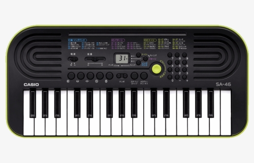 Music Keyboard Png - Piano Casio Sa 47, Transparent Png, Free Download