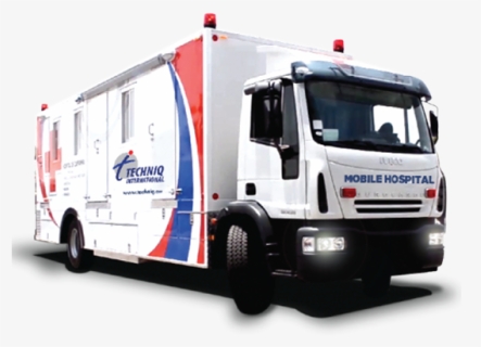 Mobile Hosptital - Trailer Truck, HD Png Download, Free Download