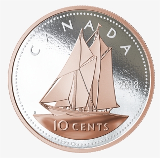 2018 Canadian 10 Cent Big Coin Series - Dime Bluenose, HD Png Download, Free Download