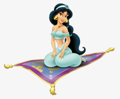 Jasmine On The Magic Carpet - Princess Cartoon Jasmine Disney, HD Png Download, Free Download