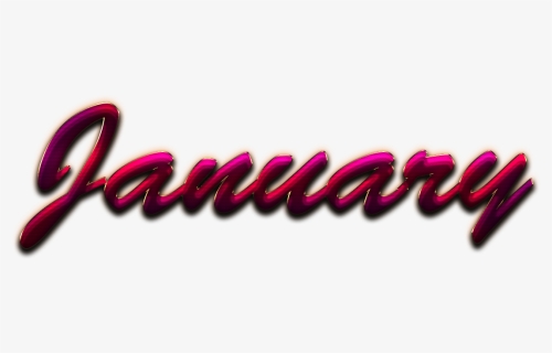 Transparent January Png - Calligraphy January Png, Png Download, Free Download